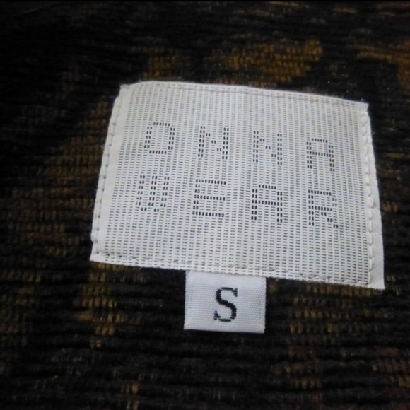 Women Blazer Size S Brown Onna Wear Collared Casual Animal Print Short Cropped - Picture 3 of 5